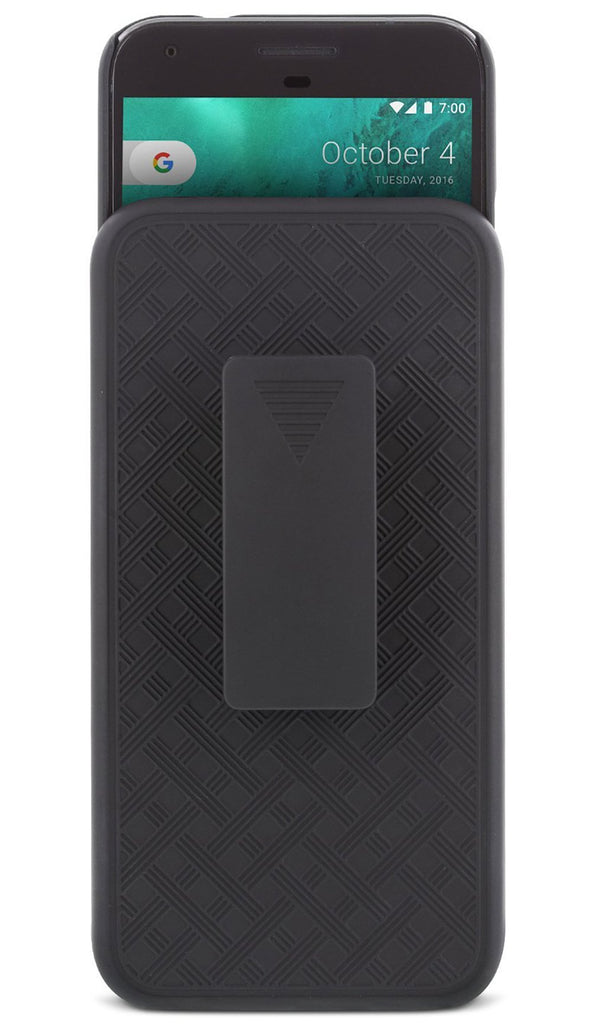 SHELL & HOLSTER COMBO CASE: Google Pixel XL