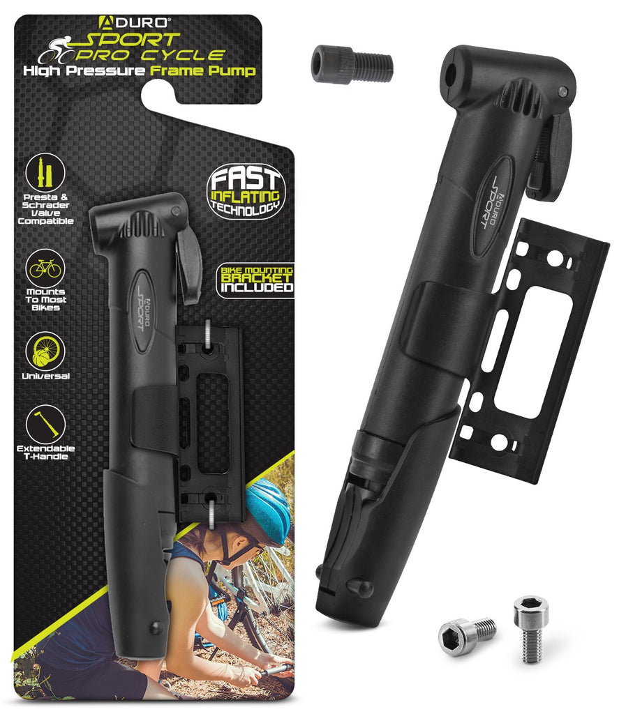 Aduro Sport Bicycle High Pressure Frame Pump