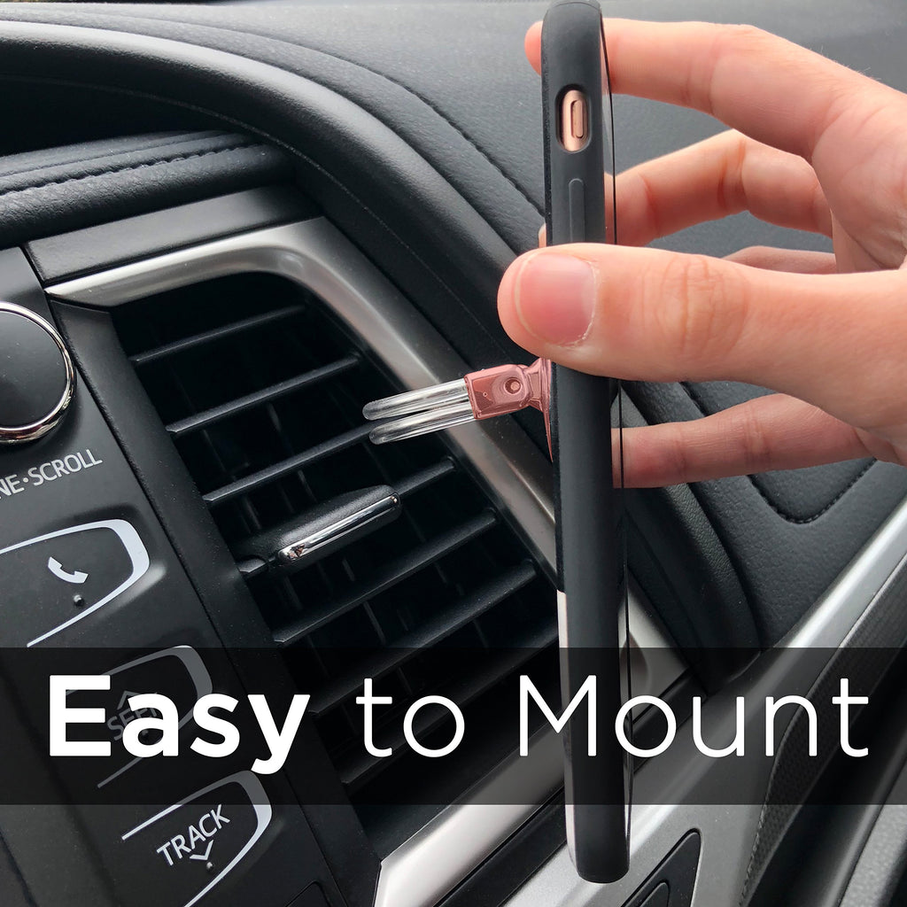 U-Grip Mobile Phone Ring Holder, 3 in 1 Universal Phone Ring Stand, Car Vent Mount, & Holder