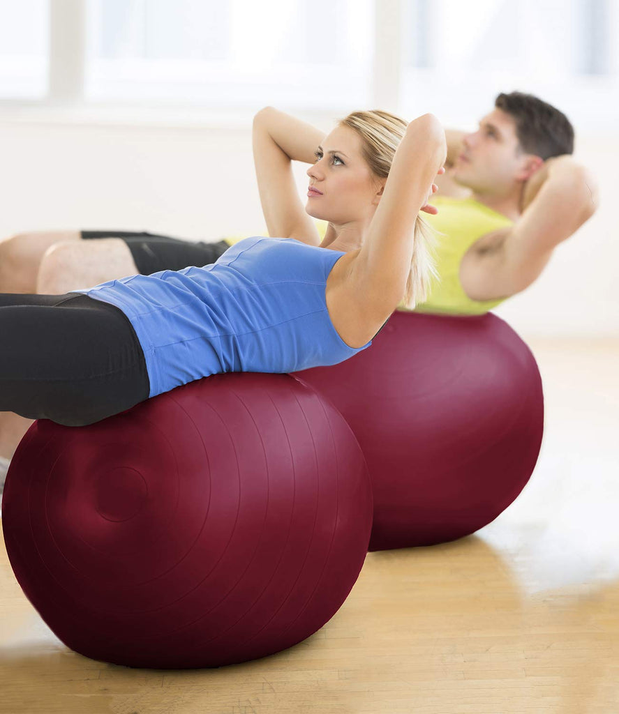 Aduro Sport Yoga Exercise Ball 55/65/75cm Workout Fitness Ball Chair