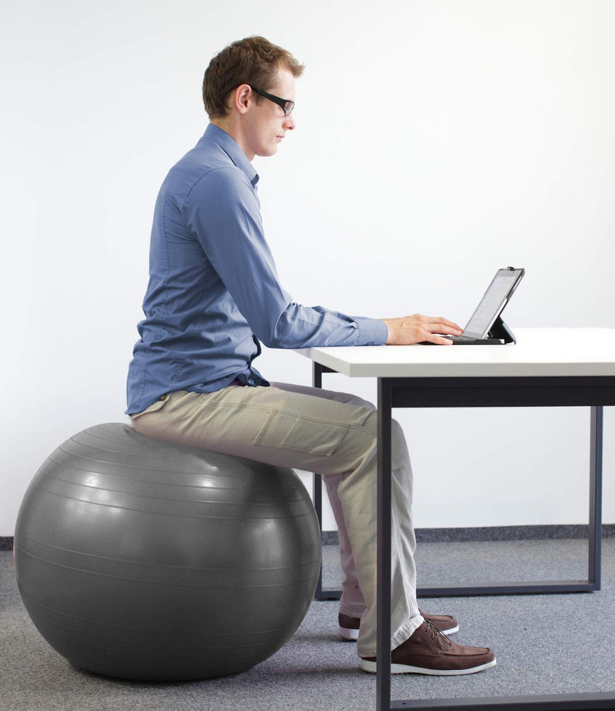 Aduro Sport Yoga Exercise Ball 55/65/75cm Workout Fitness Ball Chair