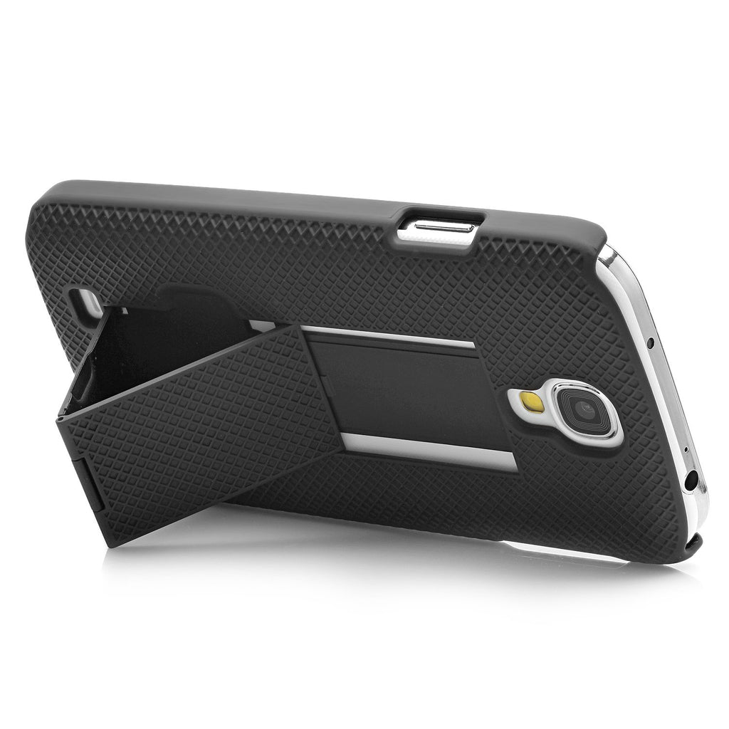 Aduro Galaxy S4 COMBO Shell & Holster Case Super Slim Shell Case