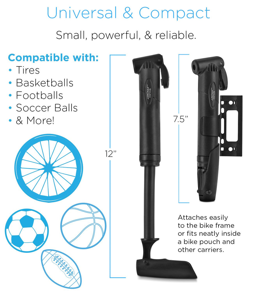 Aduro Sport Bicycle High Pressure Frame Pump