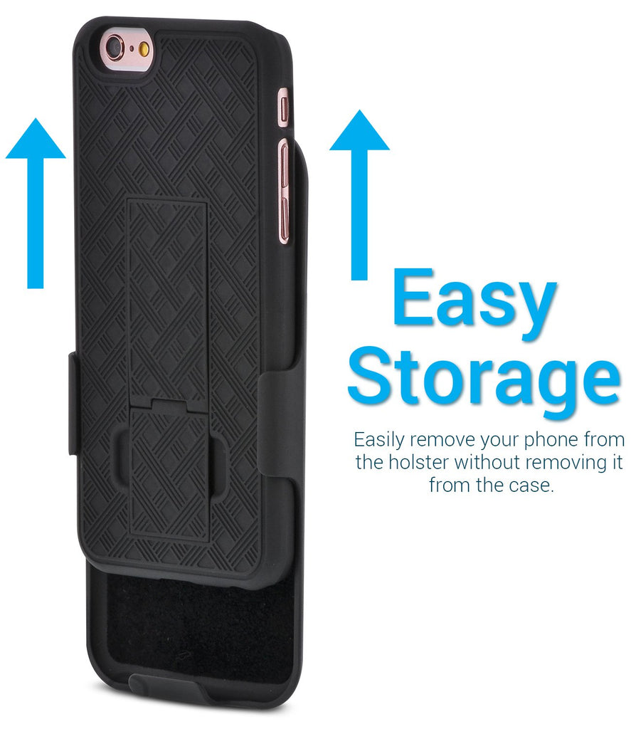SHELL & HOLSTER COMBO CASE: iPhone 6S/6