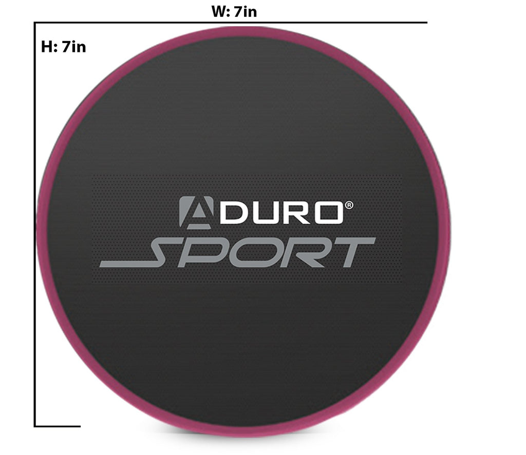 Aduro Sport Dual Sided Exercise Gliding Discs Home Workout Equipment