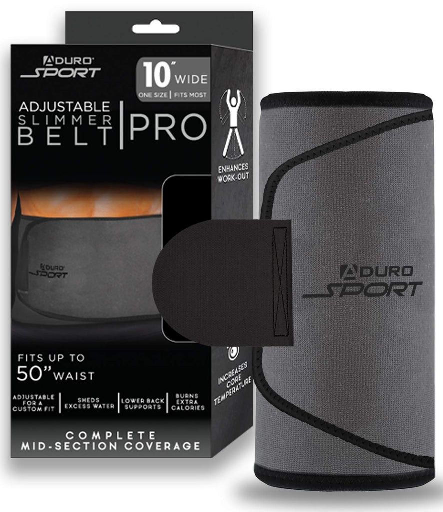 Aduro Sport Sweat Waist Trimmer Belt Premium Sweat Waist Trainer Stomach Wraps
