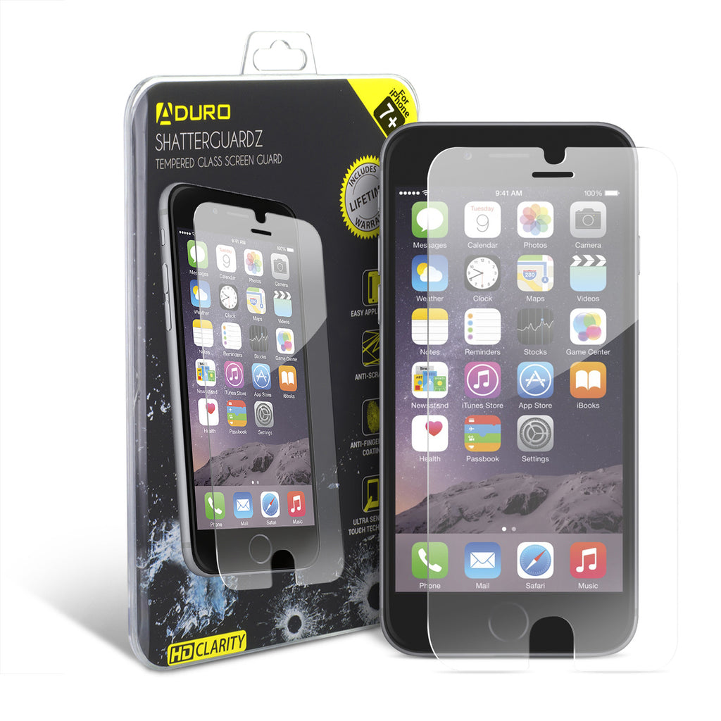 SHATTERGUARDZ Tempered Glass Screen Protector: iPhone 7 Plus