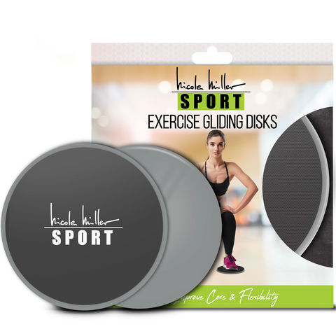 Nicole Miller Sport Exercise Gliding Discs 2 Pack