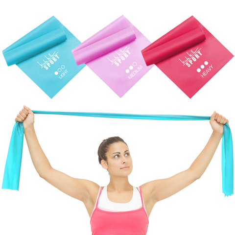 Nicole Miller Sport Flat Stretch Bands 3 Pc Set