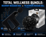 Total Wellness Bundle: Recovery Massager Max & PulseSphere Massager Ball