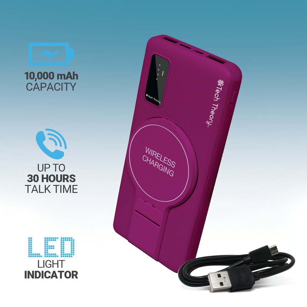 PowerMag View Wireless Charging 10,000mAh Backup Battery