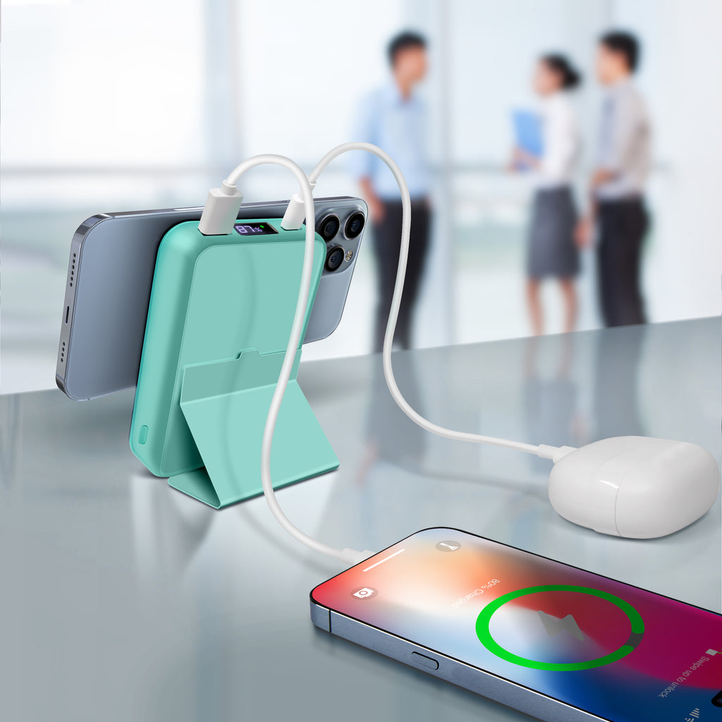 Power Mag PowerMag Plus Wireless Charging Battery with Magnetic Stand – Aduro ...
