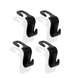 AutoBasics 4 Pack Headrest Seat Hooks
