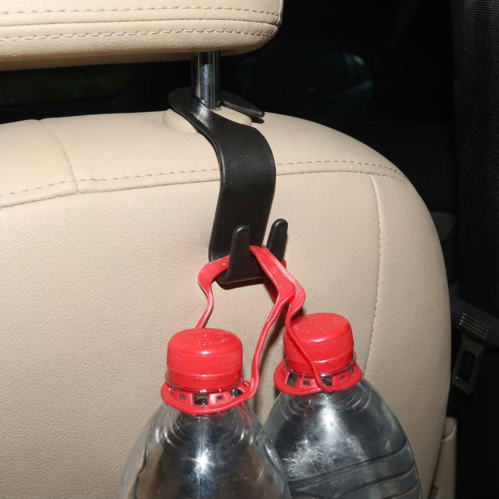 AutoBasics 4 Pack Headrest Seat Hooks