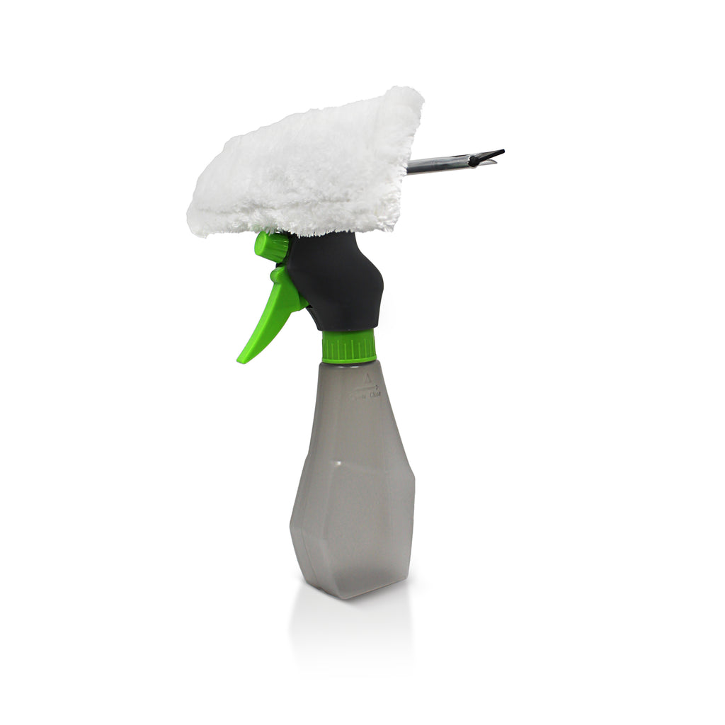 AutoBasics 3 in 1 Window Cleaner Spray, Scrub, & Squeegee