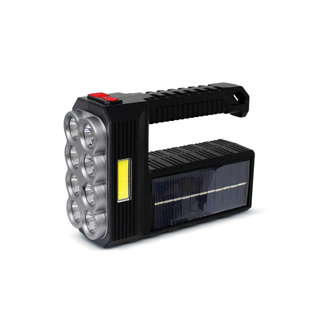 Adurance 2-in-1 Tactical Solar Rechargeable Flashlight & Task Light