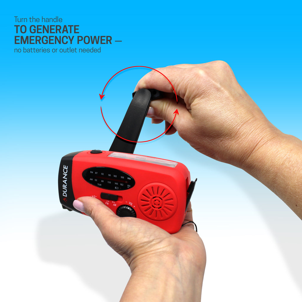 Adurance 3 in 1 Emergency Radio & Battery & Flashlight
