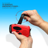 Adurance 3 in 1 Emergency Radio & Battery & Flashlight