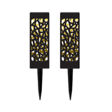 Solar Powered Outdoor LED Path Lights 2 Pack