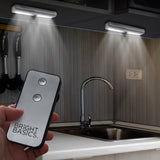 4 Pack Ultra Bright LED Wireless Portable Light Bars w/ Remote Control
