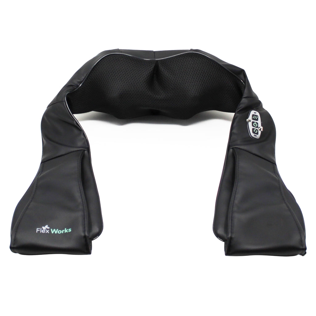 Full Body Shiatsu Massager Bundle - Heated Pillow Massager & Neck & Shoulder Massager