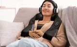Full Body Shiatsu Massager Bundle - Heated Pillow Massager & Neck & Shoulder Massager