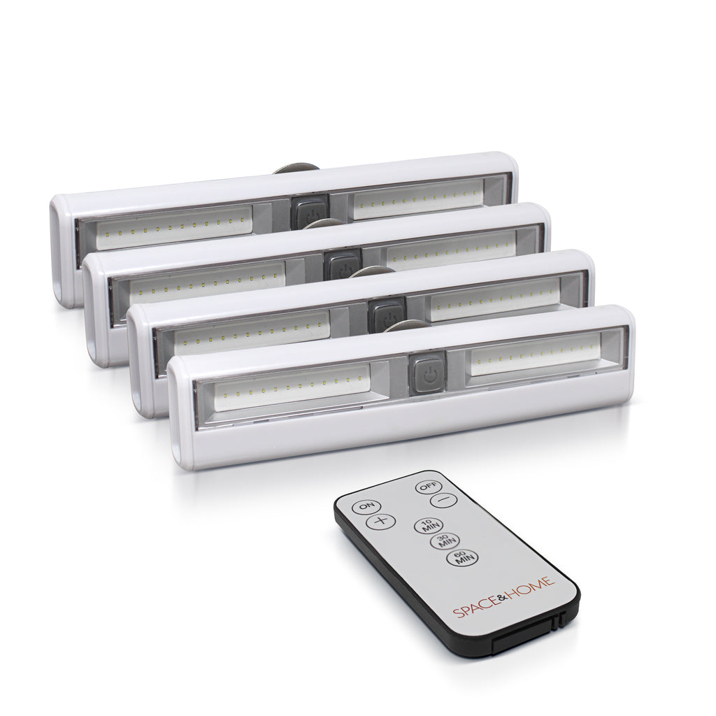 4 Pack Ultra Bright Wireless Light Bars w/ Remote Control