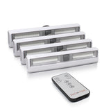 4 Pack Ultra Bright Wireless Light Bars w/ Remote Control