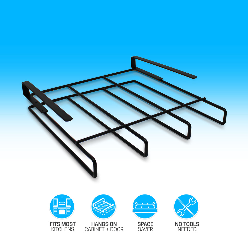 Space & Home Hang and Slide Cutting Board Storage Rack