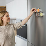 Space & Home Twist and Shake Magnetic Spice Jars