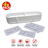 Space & Home Peel & Stick Shoe Holder 4 Pack