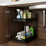 Space & Home Store & Slide All-Purpose Shelf Organizer