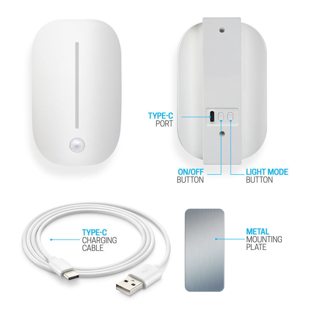 Space & Home Rechargable Wall Sconce Light