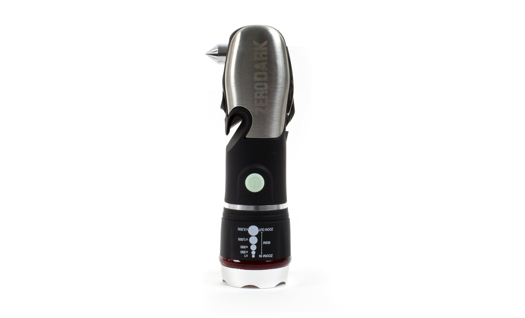 ZeroDark 5pc Tactical Stainless Steel Multi Tool Flashlight, Seat Belt Cutter, & Glass Breaker