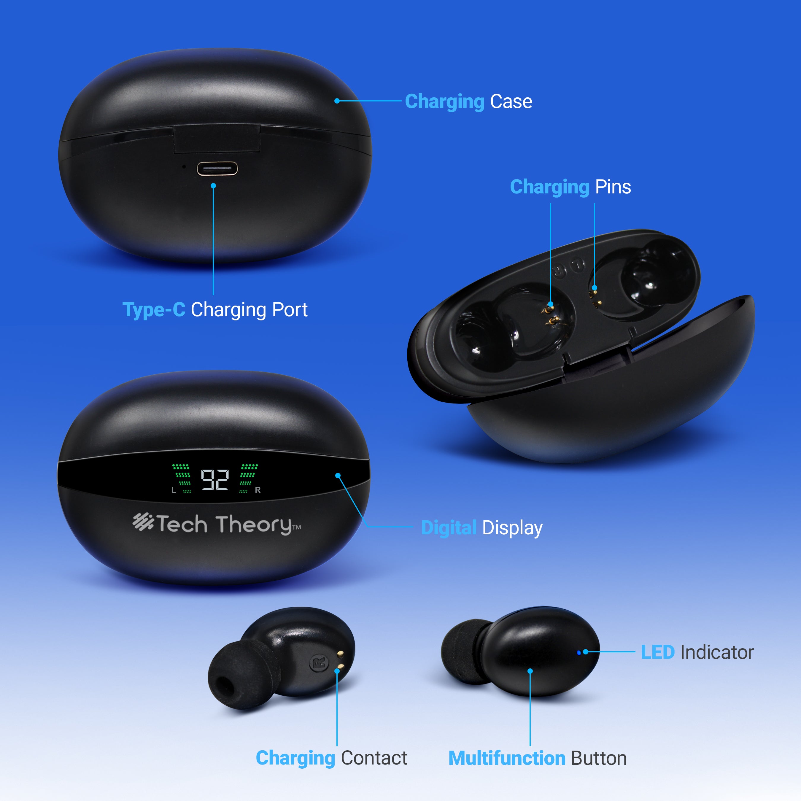 Tech Theory Mod Pods True Wireless Earbuds Aduro Products