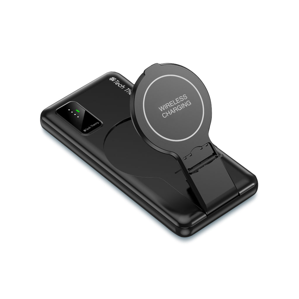 PowerMag View Wireless Charging 10,000mAh Backup Battery w/ Adjustable Stand