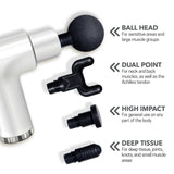 Total Wellness Massager Bundle - Deep Tissue Massager Max + ZenFlow Mini Massager