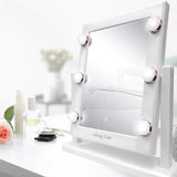 075-Olivia Rose Large Vanity Mirror w Lights and Stand