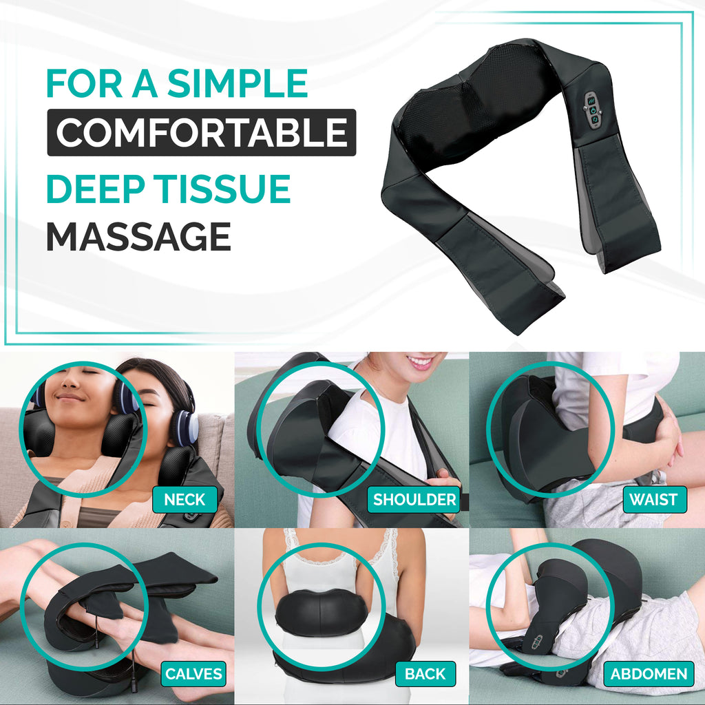 ALING Back Massager Shiatsu Neck Massager with Heat, Deep Tissue