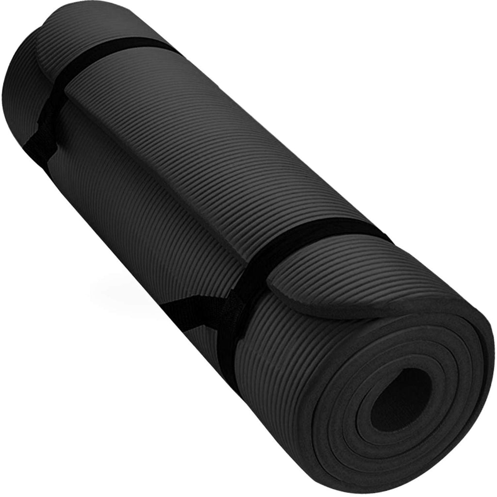 Aduro Sport Yoga Workout Mat, 1/2-Inch Extra Thick Yoga Foam Mat