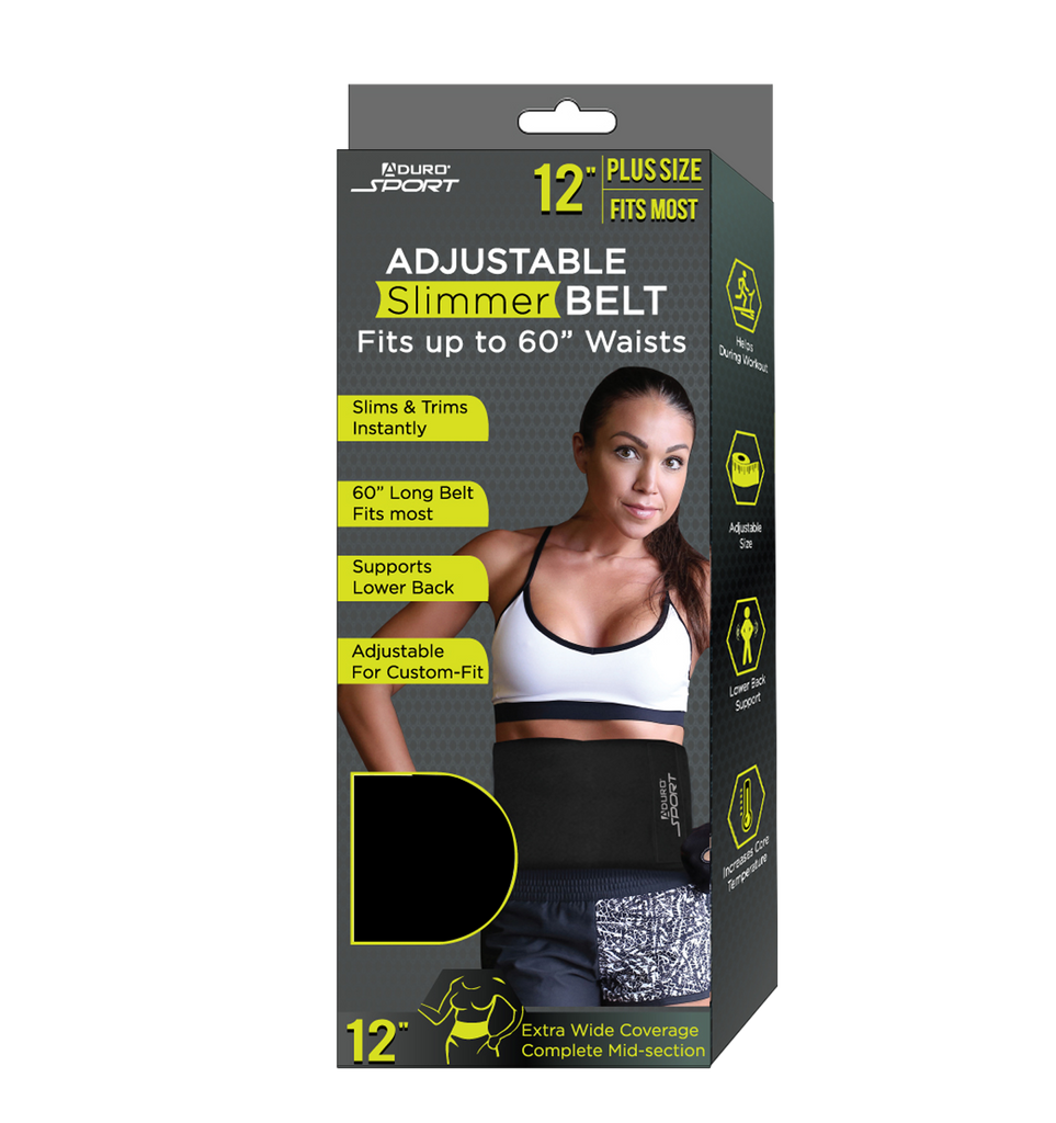 Aduro Sport 12" Adjustable Slimmer Sweat Belt