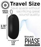 Phase Wireless Speaker Water Resistant for Outdoor and Travel Black
