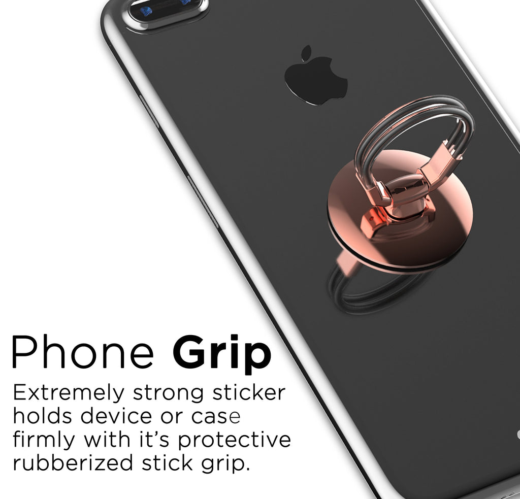 Buy Mobile Phone Ring Holder | Finger Ring Grip | Kick Stand | 360 Degree  Rotation | Use with Magnetic Car s | For all Mobiles and s (iPhone,  Samsung, HTC) |
