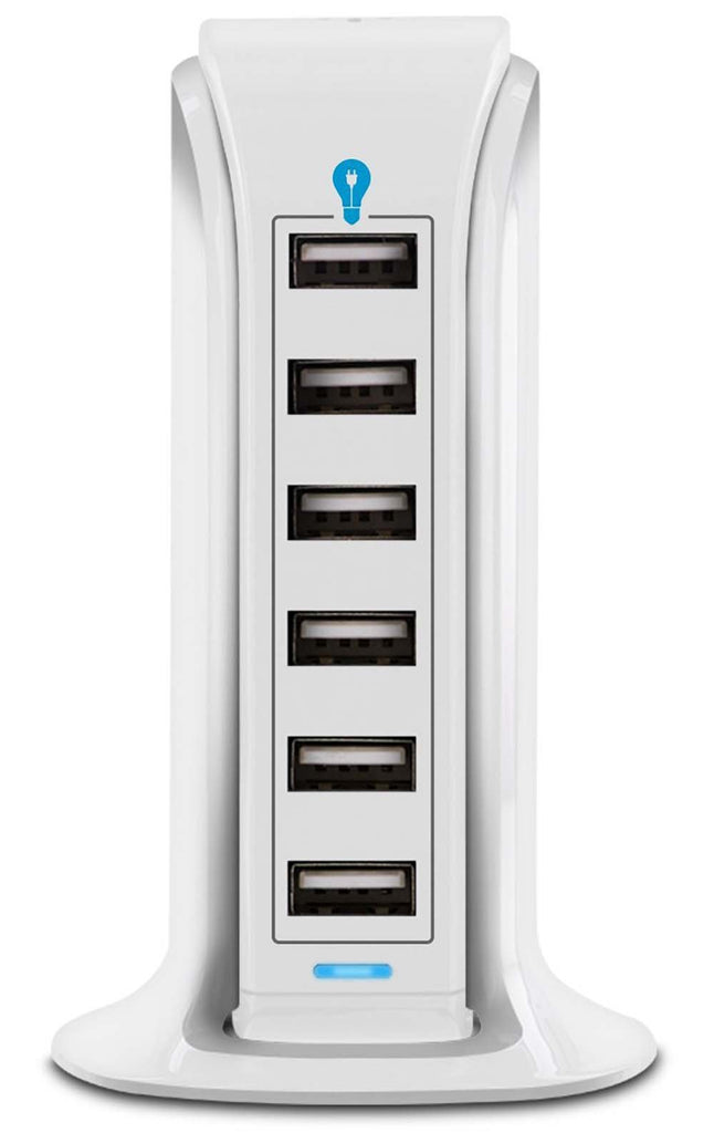 Aduro PowerUp 40W 6 Port Hub USB Charging Station