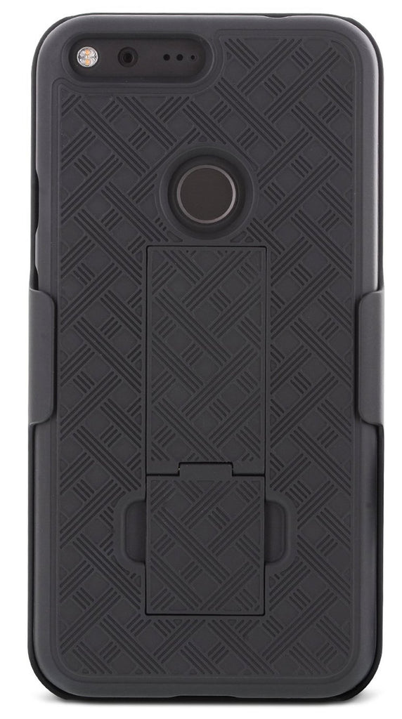 SHELL & HOLSTER COMBO CASE: Google Pixel XL