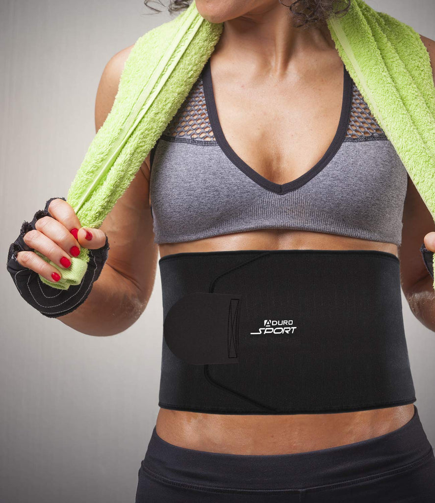 Aduro Sport Sweat Waist Trimmer Belt Premium Sweat Waist Trainer Stoma –  Aduro Products