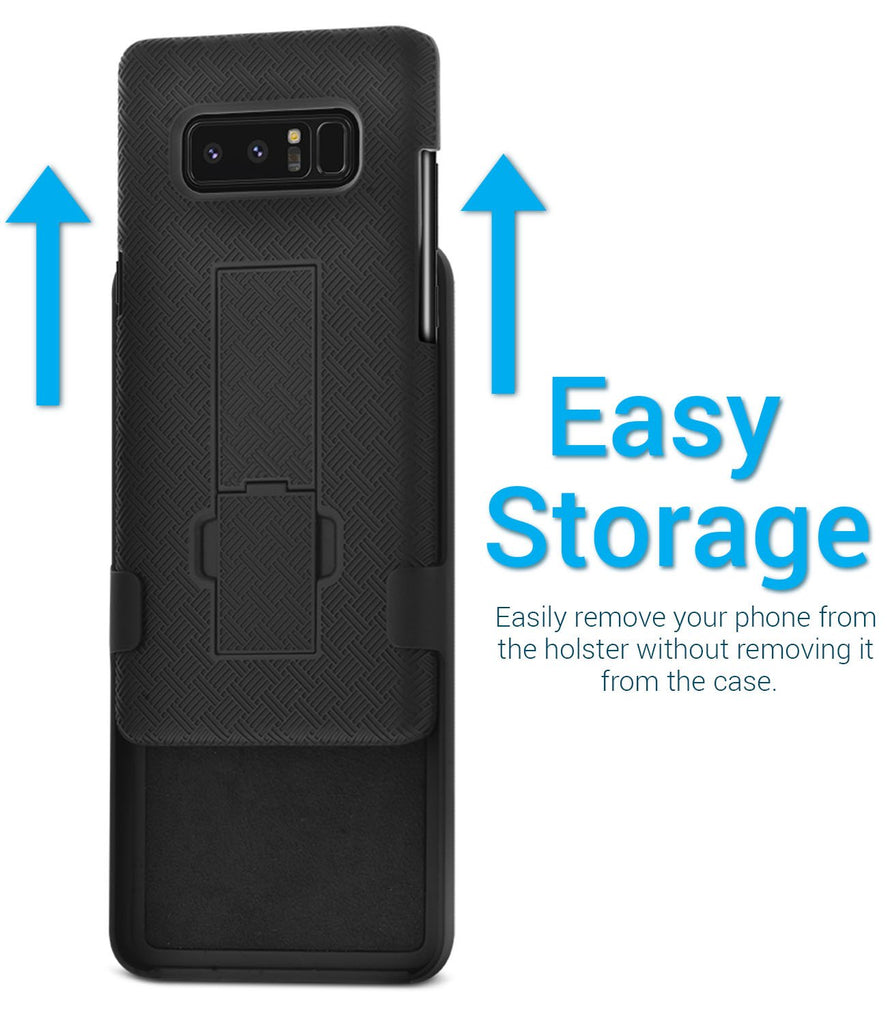 SHELL & HOLSTER COMBO CASE: Samsung Galaxy Note 8
