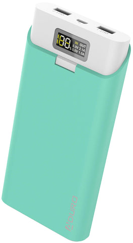 Aduro Dual USB LED Screen 20,800mAh Portable Phone External Battery Charger