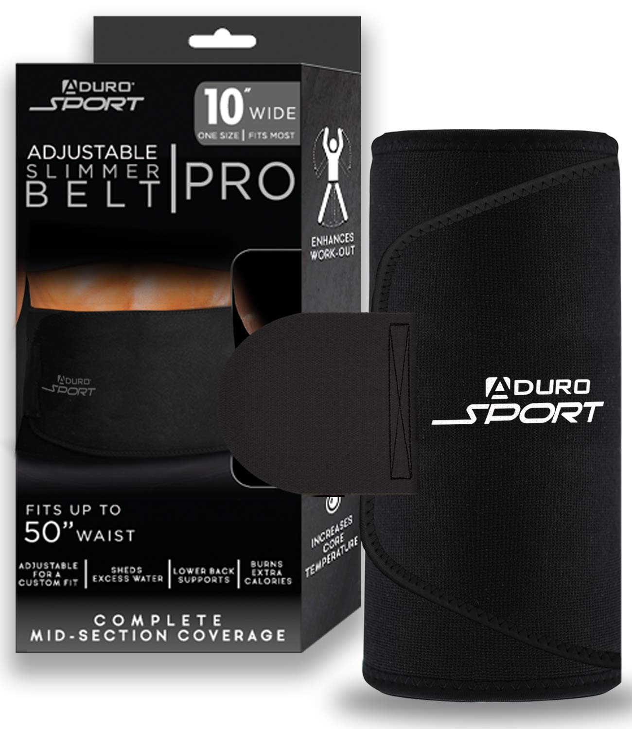 IRONSPORT Black Polyester Iron Sport Vested Slimmer Belt - Waist Trimmer for  Upper Body - Sculpts, Trims, and Burns More Calories in the Weight Training  Accessories department at