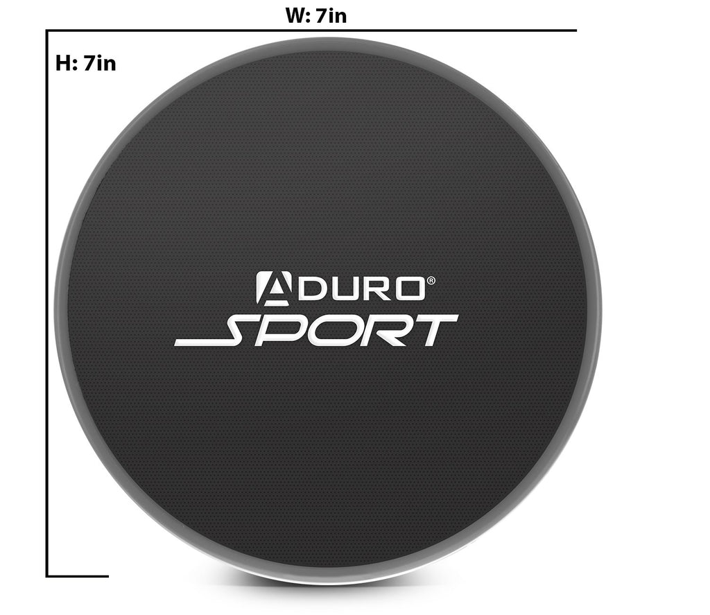 Aduro Sport Dual Sided Exercise Gliding Discs Home Workout Equipment